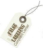 False Labeling Complaint Center